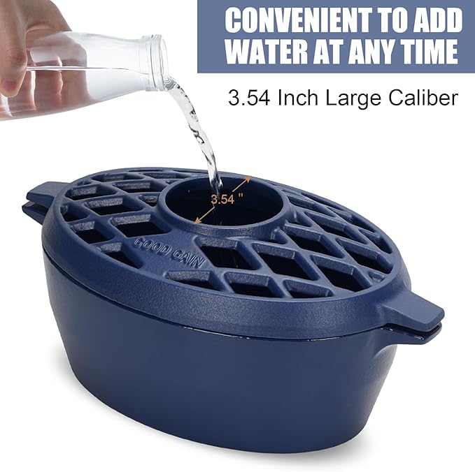 G Good Gain Wood Stove Steamer, Fireplace Humidifier, Cast Iron Humidifier - Image 3