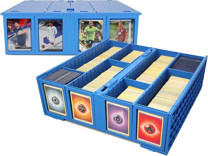 BCW Collectible Card Bin | Holds 3200 Cards Each | Includes 4 Dividers Per Bin by BCW