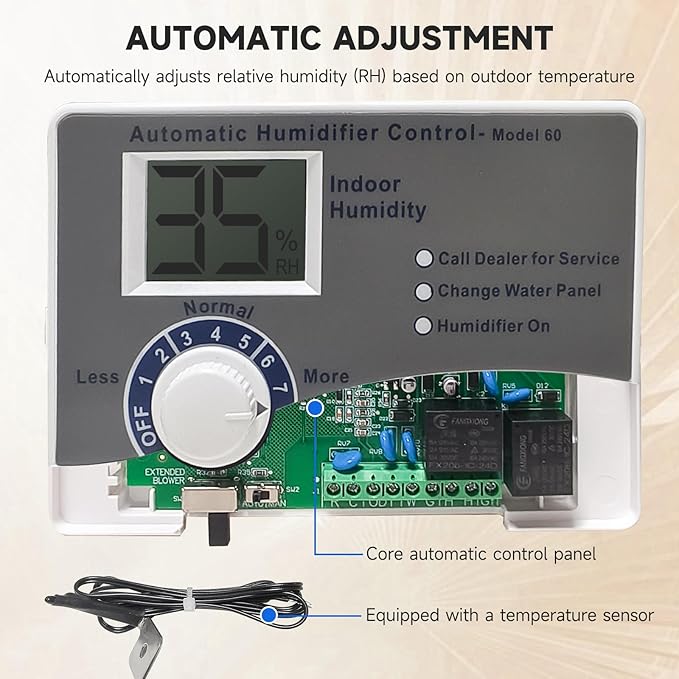 60 Whole House Humidifier Control Humidistat - Image 5