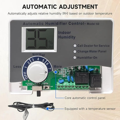 60 Whole House Humidifier Control Humidistat - Image 5