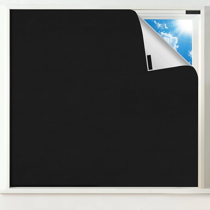Blackout Window Cover, Portable Window Blinds, Travel DIY Window Blackout by PATTENGO