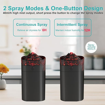 Portable Mini Humidifier, 400ml Small Humidifier - Image 3