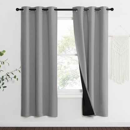 NICETOWN Full Shade Curtain Panels, Pair of Energy Smart & Noise Blocking Out by NICETOWN