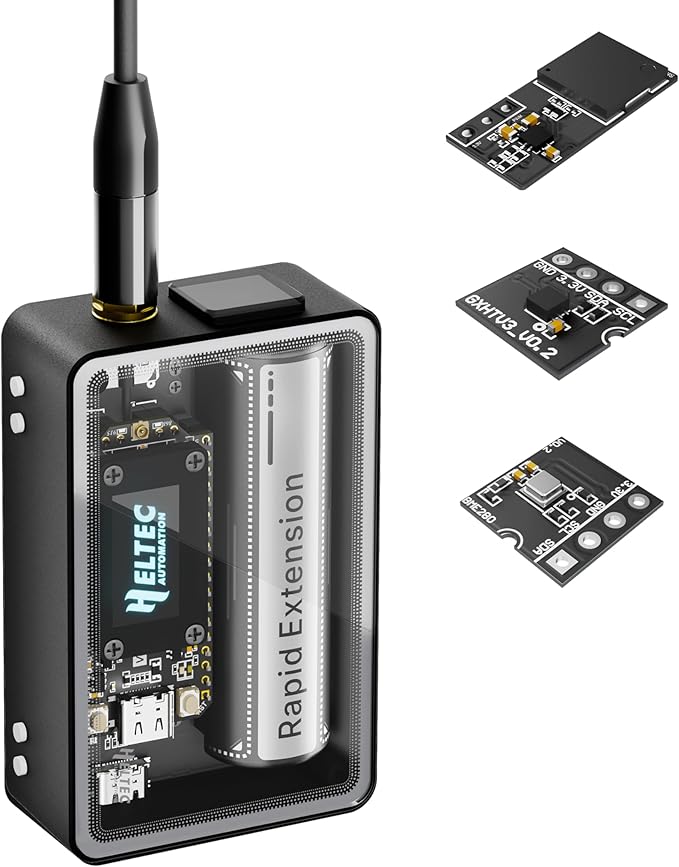 Heltec ESP32 LoRa V4 Development Board Tempered Glass Kit by HELTECAUTOMATION