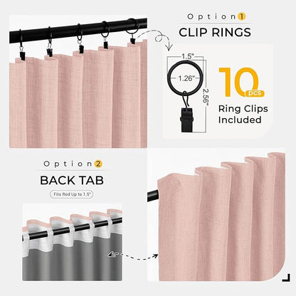 INOVADAY Thermal Sliding Door Curtains 100% Blackout Curtains - Image 4