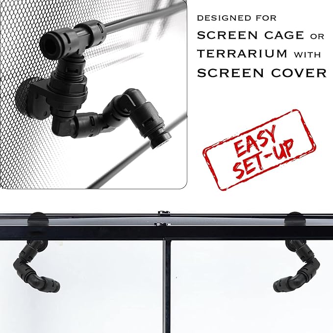 MRREPTILE Magnetic Holder for Reptile Mister Nozzles, Mouting Fixture for - Image 2