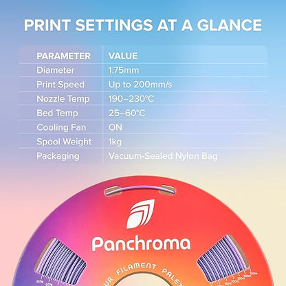 Polymaker Panchroma Celestial PLA Filament, Celestial White 1.75mm 3D Printing - Image 4