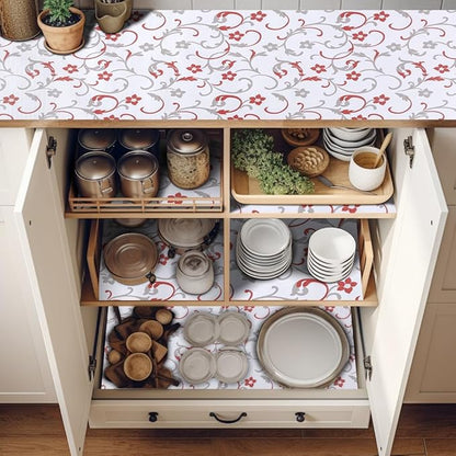 18" W x 96" L Floral Drawer and Shelf Liner - Image 8