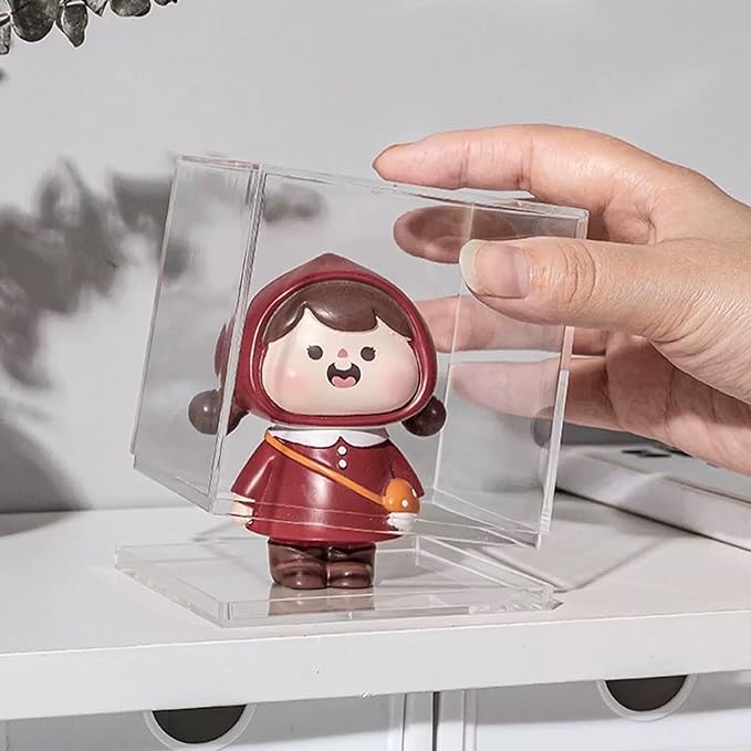 Acrylic Box Clear Box with Lid for Display, Plastic Square Cube 2 Pack Storage - Image 8