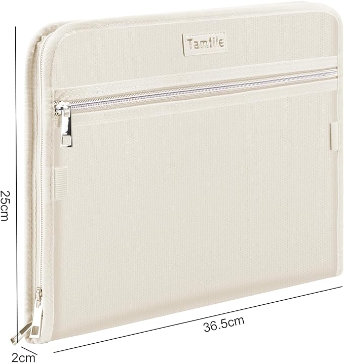 Fireproof Safe Waterproof Accordion File Bag Folder Expanding Filing Folder - Image 3