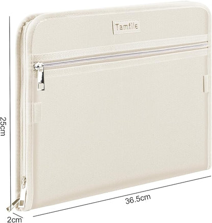 Fireproof Safe Waterproof Accordion File Bag Folder Expanding Filing Folder - Image 3
