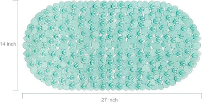 WELTRXE Pebbles Bathtub and Shower Mat Non Slip, Oval Bath Mats - Image 5