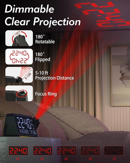 Roxicosly Projection Alarm Clock - Image 2