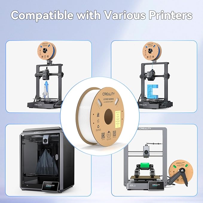 Official Creality Hyper PETG Filament 1.75mm, High Speed 600mm/s 3D Printer - Image 8