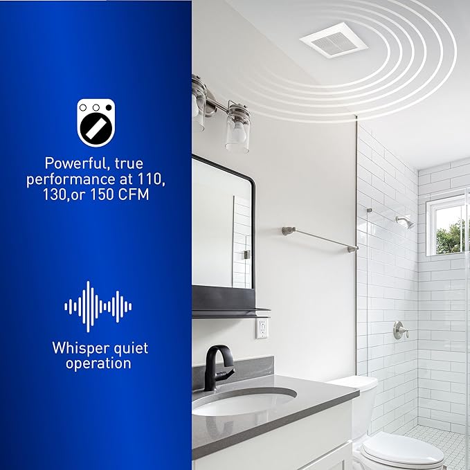 Panasonic FV-1115VQ1 WhisperCeiling DC Ventilation Fan, 110-130-150 CFM - Image 5
