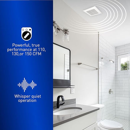 Panasonic FV-1115VQ1 WhisperCeiling DC Ventilation Fan, 110-130-150 CFM - Image 5