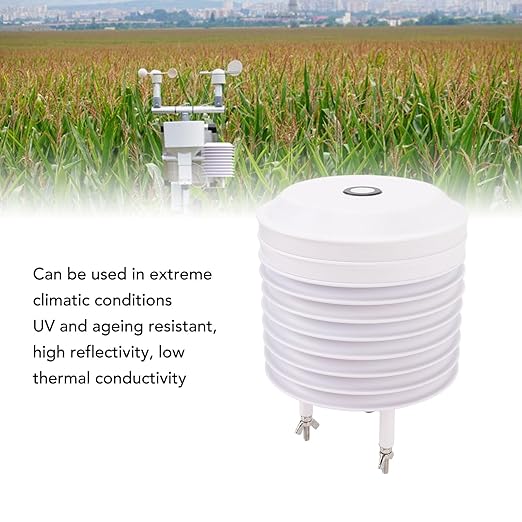 Pssopp Weather Sensor Louver Box, Wall Mounted Outdoor Sensor Protection - Image 3