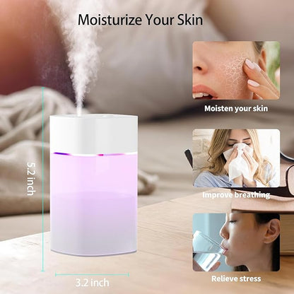 Small Humidifier for Plant, Cool Mist Humidifiers for Bedroom, Desk Mini - Image 4