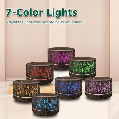 Diffusers for Essential Oils Large Room, 600ml Essential Oil Diffusers for Home - Image 5