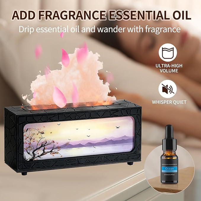 Fireplace Flame Essential Oil Diffuser - Image 6