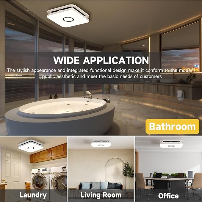 2-in-1 Bathroom Exhaust Fan - Image 6