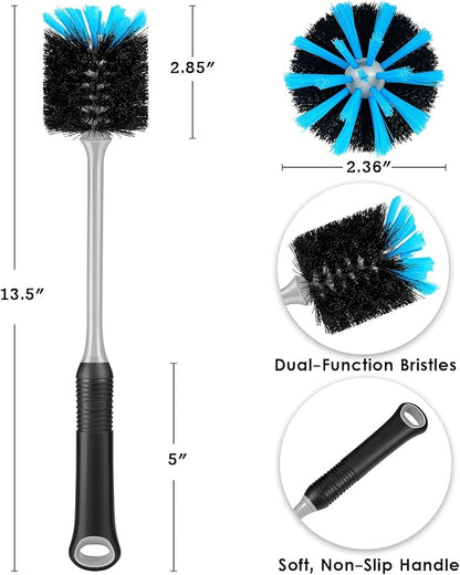 Water Bottle Cleaning Brush, Long Handle Flexible Scrub Brush - Image 3