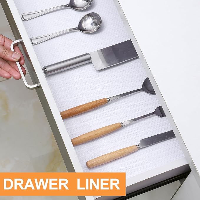 FLPMIX Shelf Liner for Kitchen Cabinets 11 inch Wide - Image 3