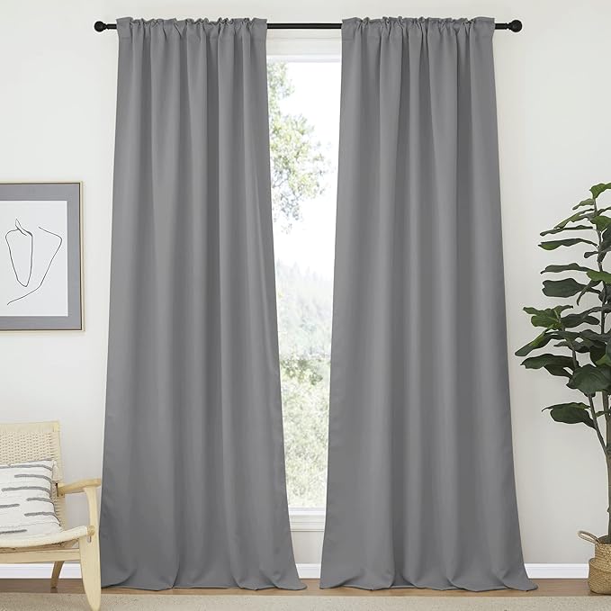 NICETOWN Bedroom Curtains Blackout Curtain Panels - Image 2