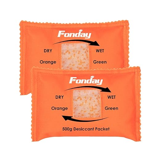 500g x 2 packs Fonday Rechargeable Silica Gel Car Dehumidifier Fast Reactivate by Fonday