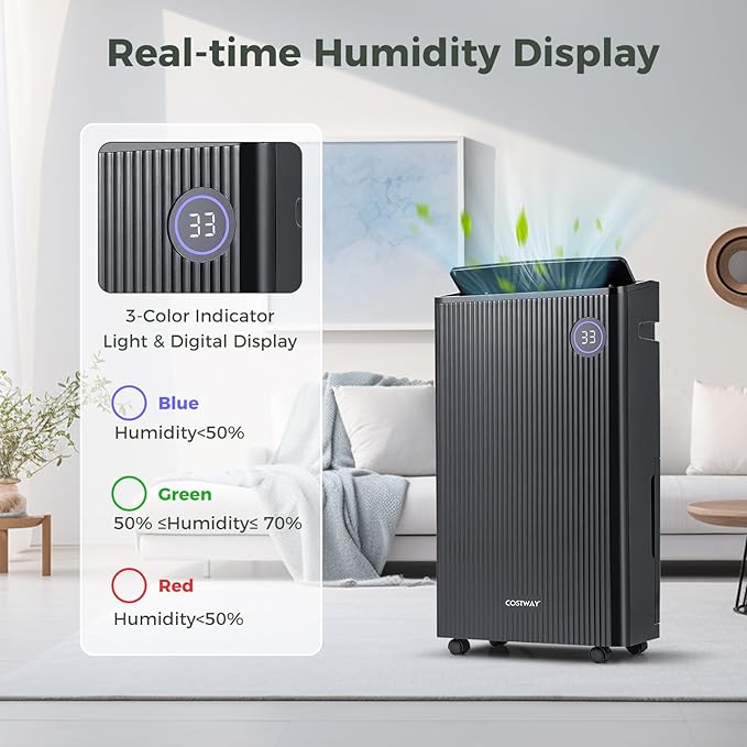 COSTWAY 4, 500 Sq. Ft Dehumidifier - Image 5