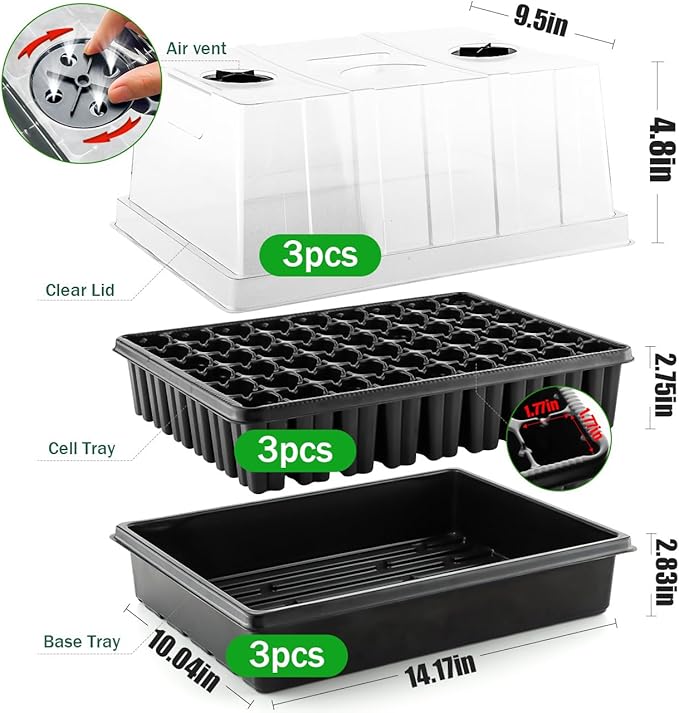 Heavy Duty Seed Starter Trays - Image 2