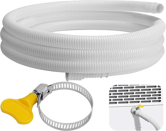 6.5 Ft Dehumidifier Drain Hose 3/4" FHT- Cuttable Leakproof Dehumidifier by Nkiy+Quen