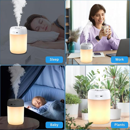 SZO Night Lights Humidifiers For Bedroom, USB Rechargeable, LED Lights For - Image 7