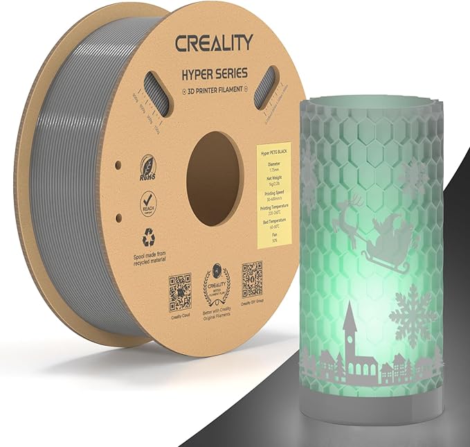 Official Creality Hyper PETG Filament 1.75mm, High Speed 600mm/s 3D Printer by Creality