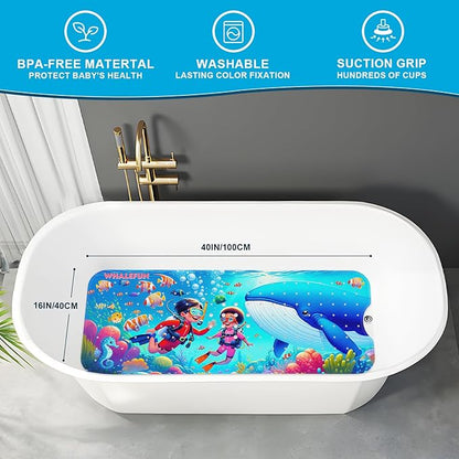 XIYUNTE Baby Bath Mat for Tub Non Slip Kids Bath Mat - Image 3