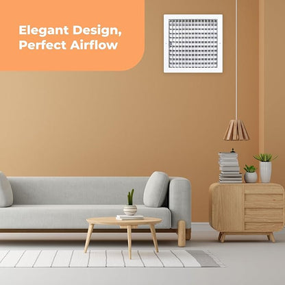 Aluminum 12 x 12 Inch Air Vent Covers Wall AC Grille – Premium Register Vent - Image 7
