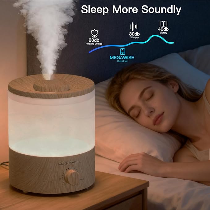 MEGAWISE 2 Pack1.5L Cool Mist Humidifier 2-Pack - Image 5