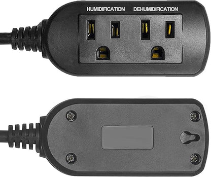 Digital Humidity Controller, Pre-Wired Humidity Controlled Dual Stage Outlets - Image 2