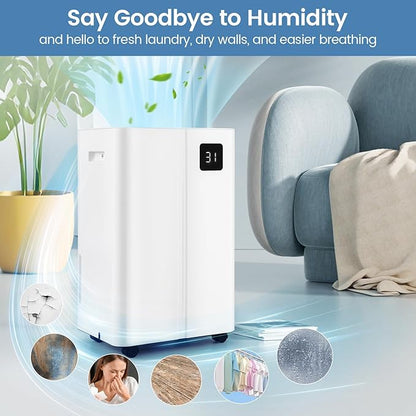 ARLIME 4500 Sq.Ft Dehumidifier for Basement, 54 Pints Dehumidifier - Image 9