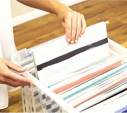 Bankers Box Heavy Duty Plastic File Box - Image 3