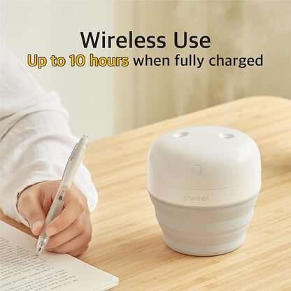 Pureal Foldable Mini Humidifier, 500ML Portable Small Cool Mist - Image 5