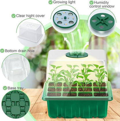Lunies 6 Packs Seed Starter Tray - Image 4