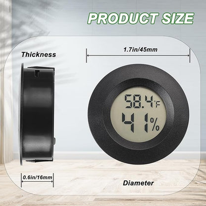 Mini Hygrometer Digital Thermometer Humidity Meter 10 Pack Hygrometer - Image 2