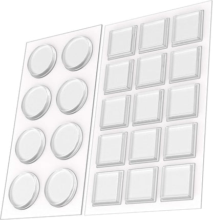 1 Inch Clear Adhesive Bumpers Combo Pack - Image 2