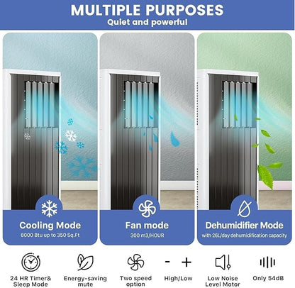 GarveeLife 8000 BTU Portable Air Conditioner - Image 3