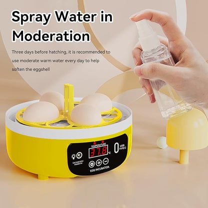 Mini Egg Incubator, 4 Egg Incubator Household Hatching Machine Automatic - Image 4