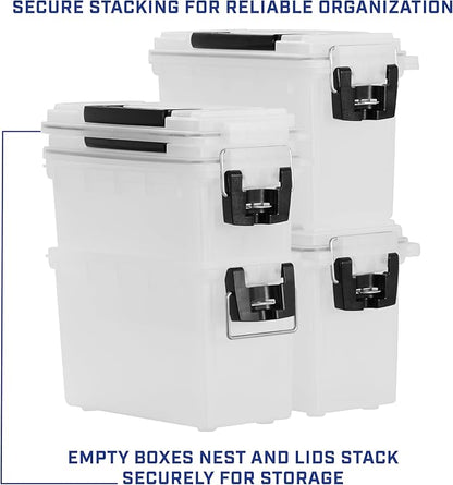 Sheffield 12793 2-Pack Ammo Storage Box, Stackable .30 Cal Field Boxes - Image 6