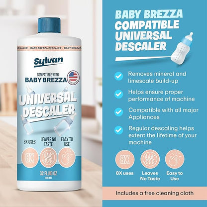 Descaler Compatible with Baby Brezza Machines | 32 Oz | 12 Month Supply | US - Image 2