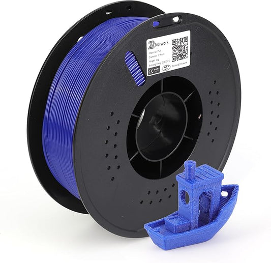 22 Network PLA 3D Printer Filament 1.75mm, 1kg Spool, Dimensional Accuracy by Home
