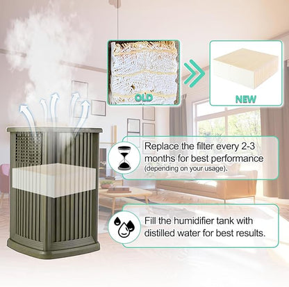1043 Super Humidifier Wick Filter Replacement Compatible - Image 6